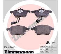 ZIMMERMANN 23018.200.1 Kit pastiglie freno, Freno a disco per AUDI,SEAT,SKODA,VW