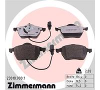 ZIMMERMANN 23018.900.1 Kit pastiglie freno, Freno a disco per AUDI,SEAT,SKODA,VW