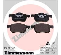 ZIMMERMANN 23073.190.1 Kit pastiglie freno, Freno a disco per VOLVO