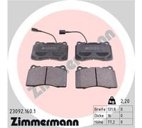 ZIMMERMANN 23092.160.1 Kit pastiglie freno, Freno a disco per ALFA ROMEO,LANCIA