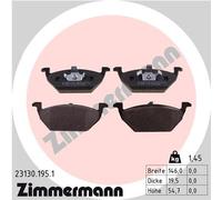 ZIMMERMANN 23130.195.1 Kit pastiglie freno, Freno a disco per AUDI,SEAT,SKODA,SK