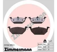 ZIMMERMANN 23130.995.1 Kit pastiglie freni Anteriore per VW POLO (9N)