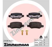 ZIMMERMANN 23138.945.1 Kit pastiglie freno, Freno a disco per MERCEDES-BENZ