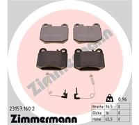 ZIMMERMANN 23157.160.2 Kit pastiglie freno, Freno a disco per MERCEDES-BENZ