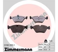 ZIMMERMANN 23183.995.1 Kit pastiglie freno, Freno a disco per BMW,MG