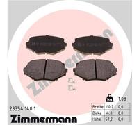 ZIMMERMANN 23354.140.1 Kit pastiglie freno, Freno a disco per MAZDA
