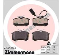 ZIMMERMANN 23554.170.2 Kit pastiglie freno, Freno a disco per FORD,SEAT,VW