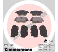 ZIMMERMANN 23581.190.1 Kit pastiglie freno, Freno a disco per SEAT,SKODA,VW