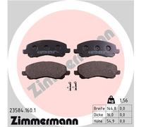 ZIMMERMANN 23584.160.1 Kit pastiglie freno, Freno a disco per CHRYSLER,CITROËN,D