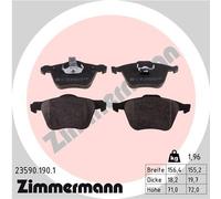 ZIMMERMANN 23590.190.1 Kit pastiglie freno, Freno a disco per VOLVO,VOLVO ASIA