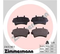ZIMMERMANN 23613.180.1 Kit pastiglie freni
