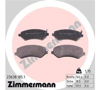 ZIMMERMANN 23638.185.1 Kit pastiglie freno, Freno a disco per CHRYSLER,JEEP