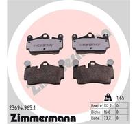 ZIMMERMANN 23694.965.1 Kit pastiglie freno, Freno a disco per AUDI,PORSCHE,VW