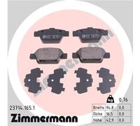ZIMMERMANN 23714.165.1 Kit pastiglie freno, Freno a disco per ALFA ROMEO,FIAT,LA