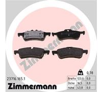 ZIMMERMANN 23716.165.1 Kit pastiglie freno, Freno a disco per MINI