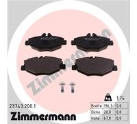 ZIMMERMANN 23743.200.1 Kit pastiglie freno, Freno a disco per MERCEDES-BENZ,MERC