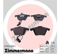 ZIMMERMANN 23763.200.1 Kit pastiglie freno, Freno a disco per AUDI,AUDI (FAW),SE