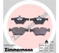 ZIMMERMANN 23793.200.1 Kit pastiglie freno, Freno a disco per BMW,BMW (BRILLIANC