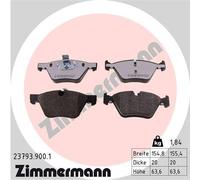 ZIMMERMANN 23793.900.1 Kit pastiglie freno, Freno a disco per BMW,BMW (BRILLIANC