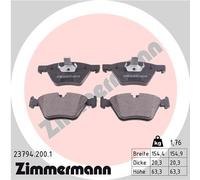 ZIMMERMANN 23794.200.1 Kit pastiglie freno, Freno a disco per BMW,BMW (BRILLIANC