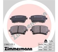 ZIMMERMANN 23882.175.1 Kit pastiglie freno, Freno a disco per AUDI,VW