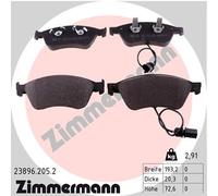ZIMMERMANN 23896.205.2 Kit pastiglie freno, Freno a disco per AUDI,VW