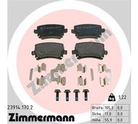 ZIMMERMANN 23914.170.2 Kit pastiglie freno, Freno a disco per AUDI,SEAT,SKODA,SK