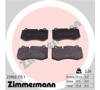 ZIMMERMANN 23960.175.1 Kit pastiglie freno, Freno a disco per MERCEDES-BENZ