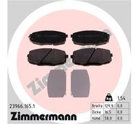 ZIMMERMANN 23966.165.1 Kit pastiglie freno, Freno a disco per HYUNDAI,KIA