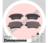ZIMMERMANN 23973.165.1 Kit pastiglie freno, Freno a disco per NISSAN,OPEL,SUZUKI
