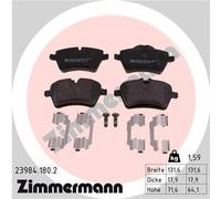 ZIMMERMANN 23984.180.2 Kit pastiglie freno, Freno a disco per MINI