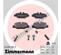 ZIMMERMANN 24008.185.3 Kit pastiglie freno, Freno a disco per MERCEDES-BENZ,MERC