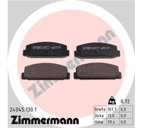 ZIMMERMANN 24045.130.1 Kit pastiglie freno, Freno a disco per MAZDA,MAZDA (FAW)