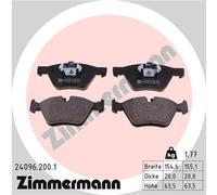 ZIMMERMANN 24096.200.1 Kit pastiglie freno, Freno a disco per BMW,BMW (BRILLIANC