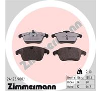 ZIMMERMANN 24123.900.1 Kit pastiglie freno, Freno a disco per FORD,LAND ROVER,LA
