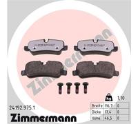 ZIMMERMANN 24192.975.1 Kit pastiglie freno, Freno a disco per LAND ROVER