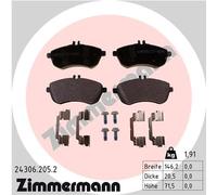 ZIMMERMANN 24306.205.2 Kit pastiglie freno, Freno a disco per MERCEDES-BENZ,MERC