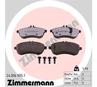 ZIMMERMANN 24306.905.1 Kit pastiglie freno, Freno a disco per MERCEDES-BENZ,MERC