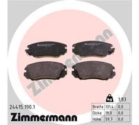 ZIMMERMANN 24415.190.1 Kit pastiglie freno, Freno a disco per CHEVROLET,OPEL,SAA