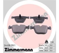 ZIMMERMANN 24458.170.1 Kit pastiglie freno, Freno a disco per BMW