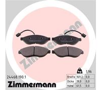 ZIMMERMANN 24468.190.1 Kit pastiglie freno, Freno a disco per CITROËN,FIAT,PEUGE