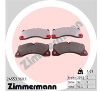 ZIMMERMANN 24553.960.1 Kit pastiglie freno, Freno a disco per AUDI,PORSCHE,VW