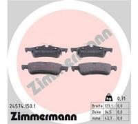 ZIMMERMANN 24574.150.1 Kit pastiglie freni Posteriore per DAIHATSU CHARADE