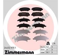 ZIMMERMANN 24632.970.1 Kit pastiglie freno, Freno a disco per NISSAN,SUZUKI