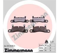 ZIMMERMANN 24721.970.1 Kit pastiglie freno, Freno a disco per PORSCHE,VW