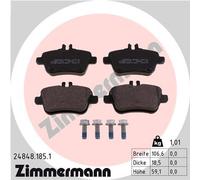 ZIMMERMANN 24848.185.1 Kit pastiglie freno, Freno a disco per MERCEDES-BENZ,MERC