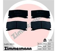 ZIMMERMANN 24851.155.1 Kit pastiglie freno, Freno a disco per JAGUAR,PEUGEOT