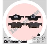 ZIMMERMANN 25014.183.1 Kit pastiglie freno, Freno a disco per BMW