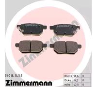 Pastiglie freno 25016.143.1 ZIMMERMANN per TOYOTA COROLLA Tre volumi PRIUS PLUS