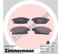 ZIMMERMANN 25034.185.1 Kit pastiglie freno, Freno a disco per BUICK (SGM),CHEVRO